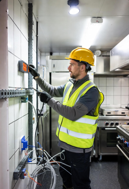 elektroinstallation gastronomie küche