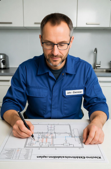 elektroinstallationsplan küche