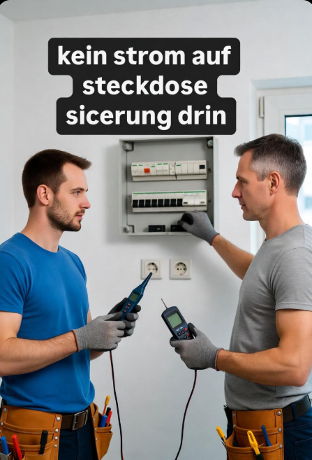 kein strom auf steckdose sicherung drin