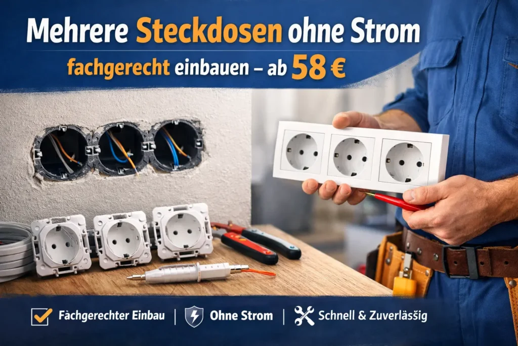 mehrere steckdosen ohne strom