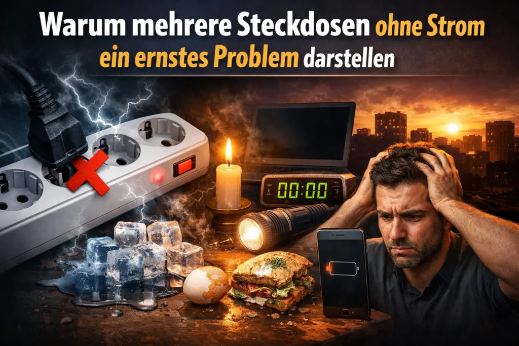 Warum mehrere Steckdosen ohne Strom ein ernstes Problem darstellen