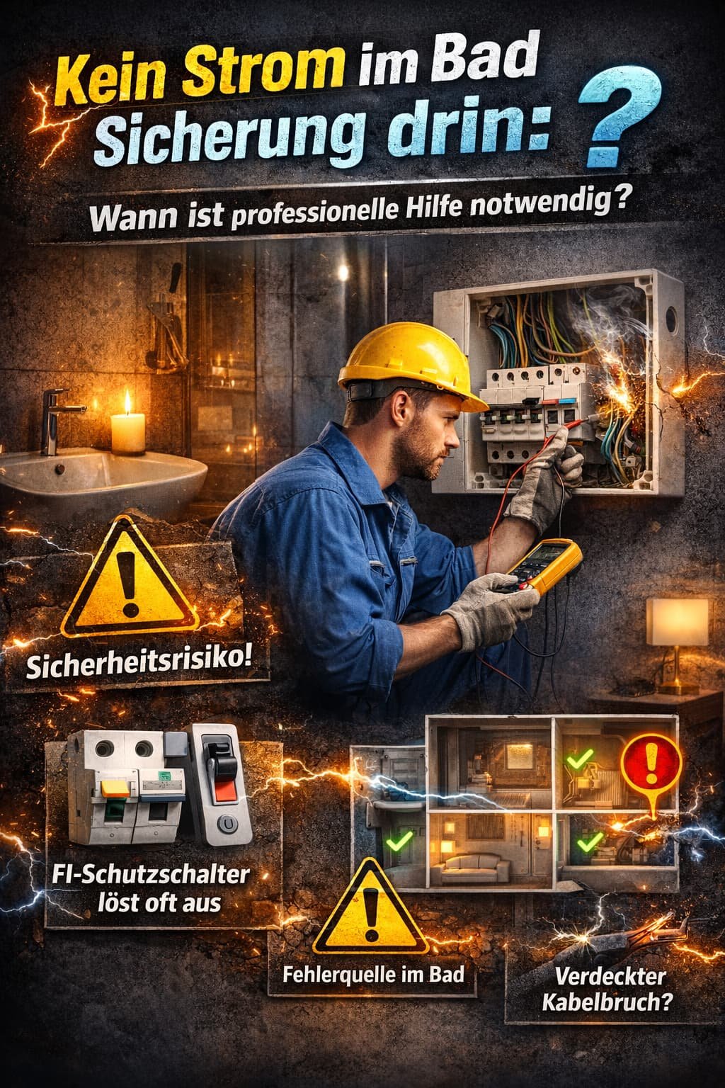 kein strom im bad sicherung drin