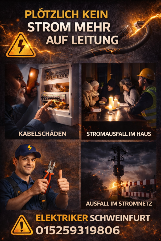 plötzlich kein strom mehr auf leitung